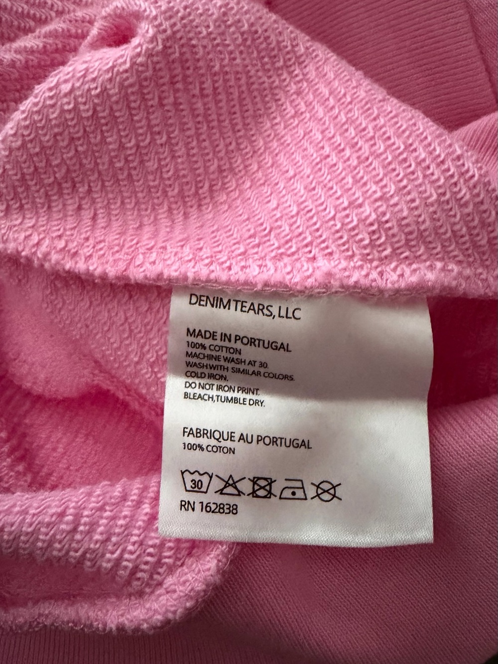 Pink Denim Tears hoodie - Picture 4 of 4